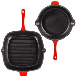 BergHOFF Neo 9Pc Cast Iron Cookware Set, Red -BergHOFF Store GUEST fa4a736c 17d4 41aa 8875 f1ac506a2f5a
