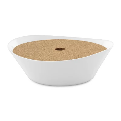 BergHOFF Eclipse 11" Porcelain Covered Pasta Bowl, White 4 BergHOFF Eclipse 11" Porcelain Covered Pasta Bowl, White - Image 4